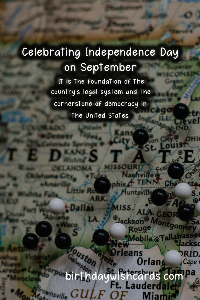 Celebrating Independence Day On September 6
