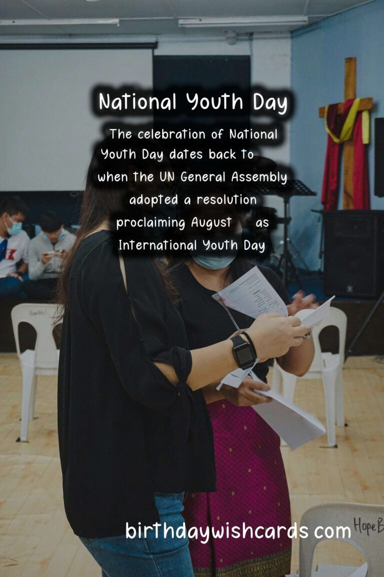 Celebrating National Youth Day – May 20 with Joy and Pride