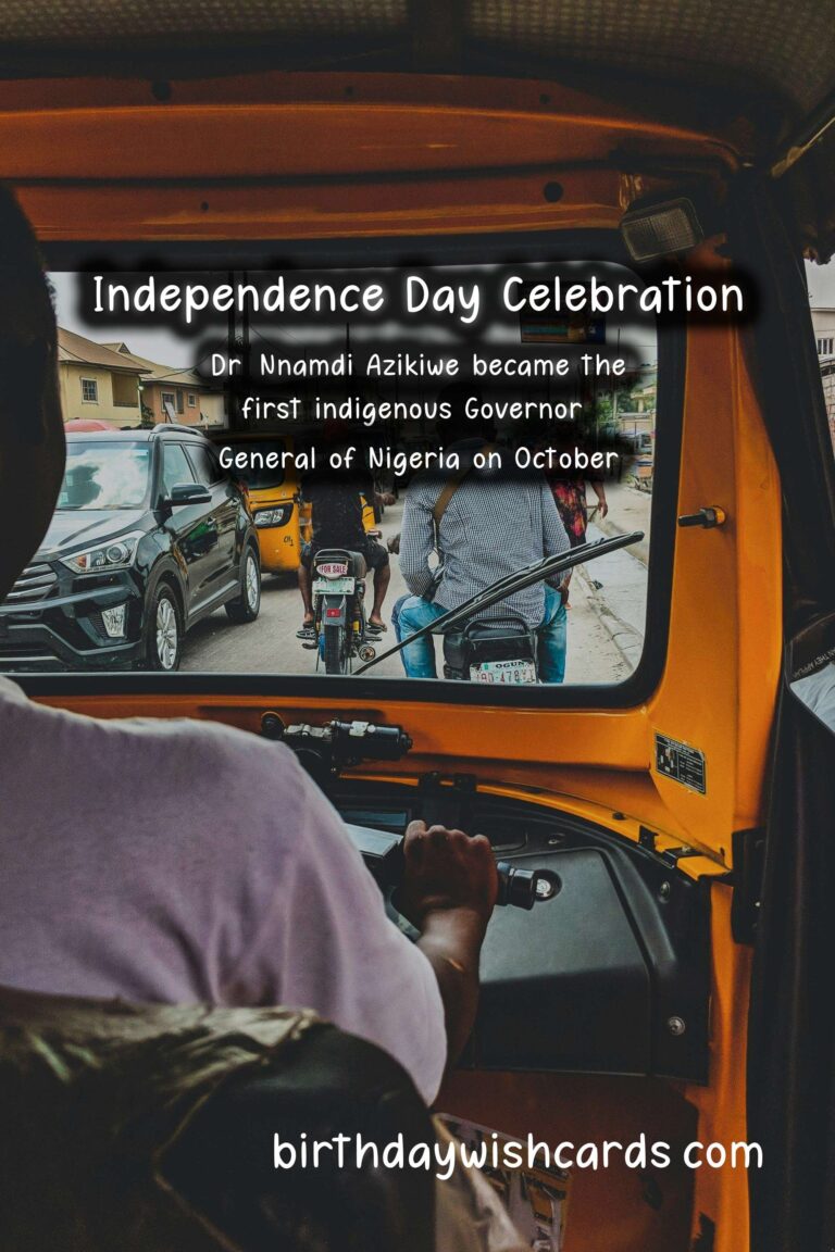 Celebrating October 1 – Independent Day