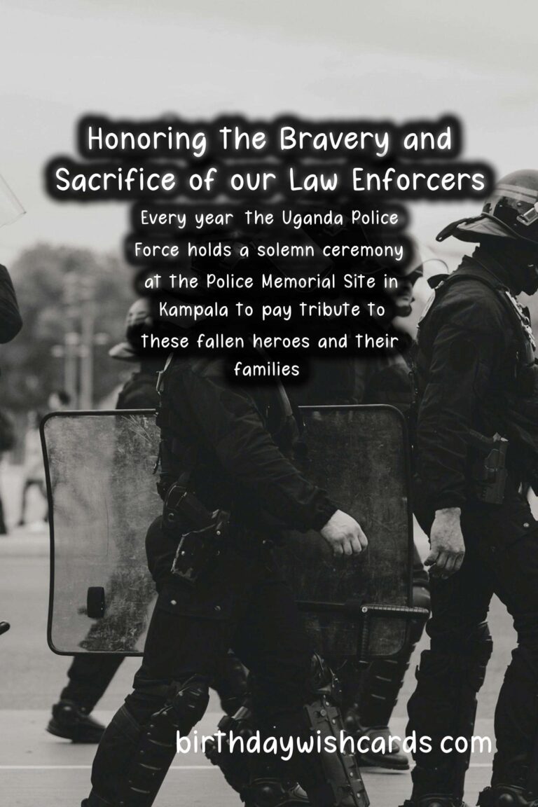 Celebrating Uganda Police Day: Honoring the Bravery and Sacrifice of our Law Enforcers