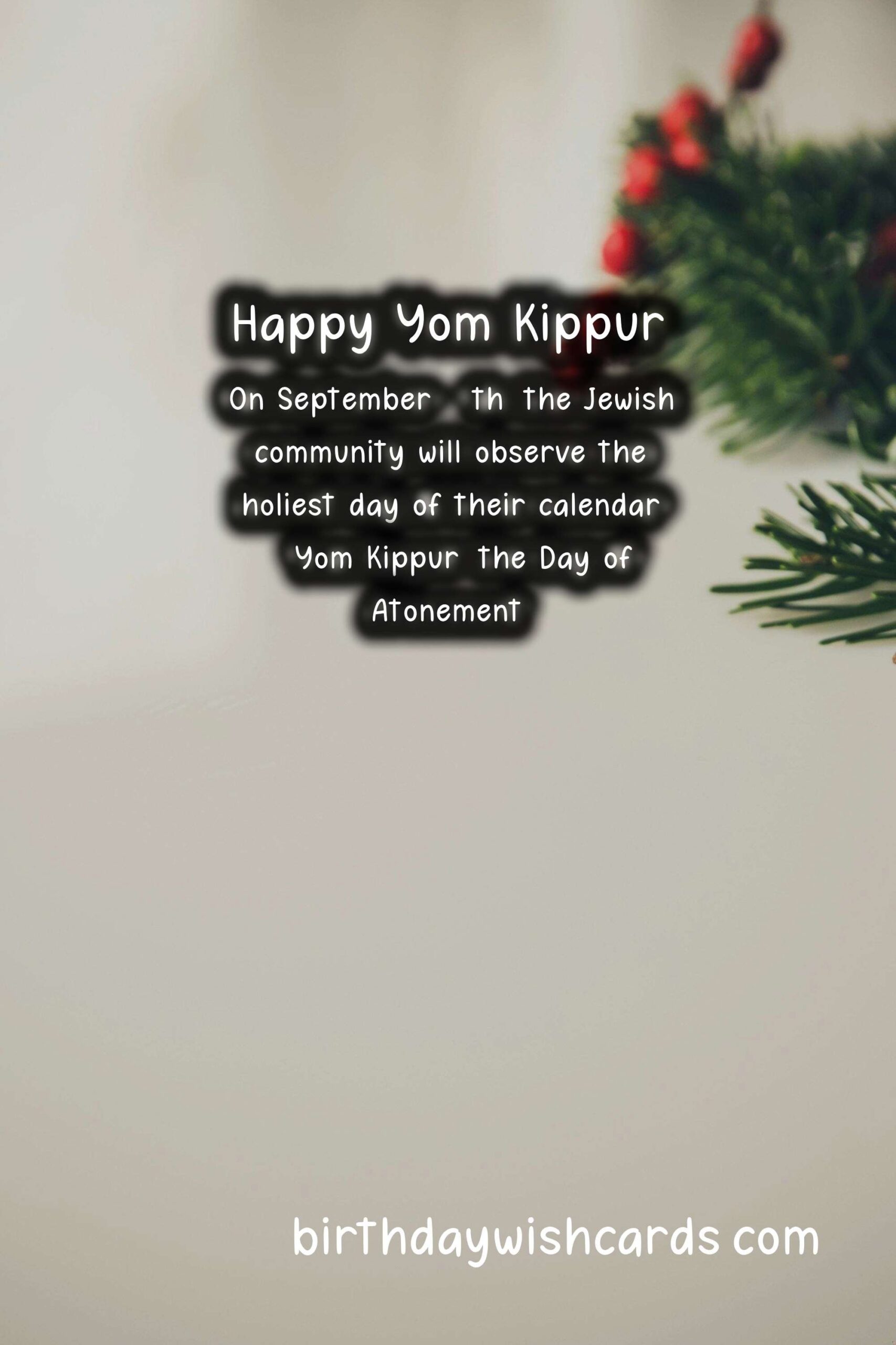 Celebrating Yom Kippur: A Day of Atonement for the Jewish Community