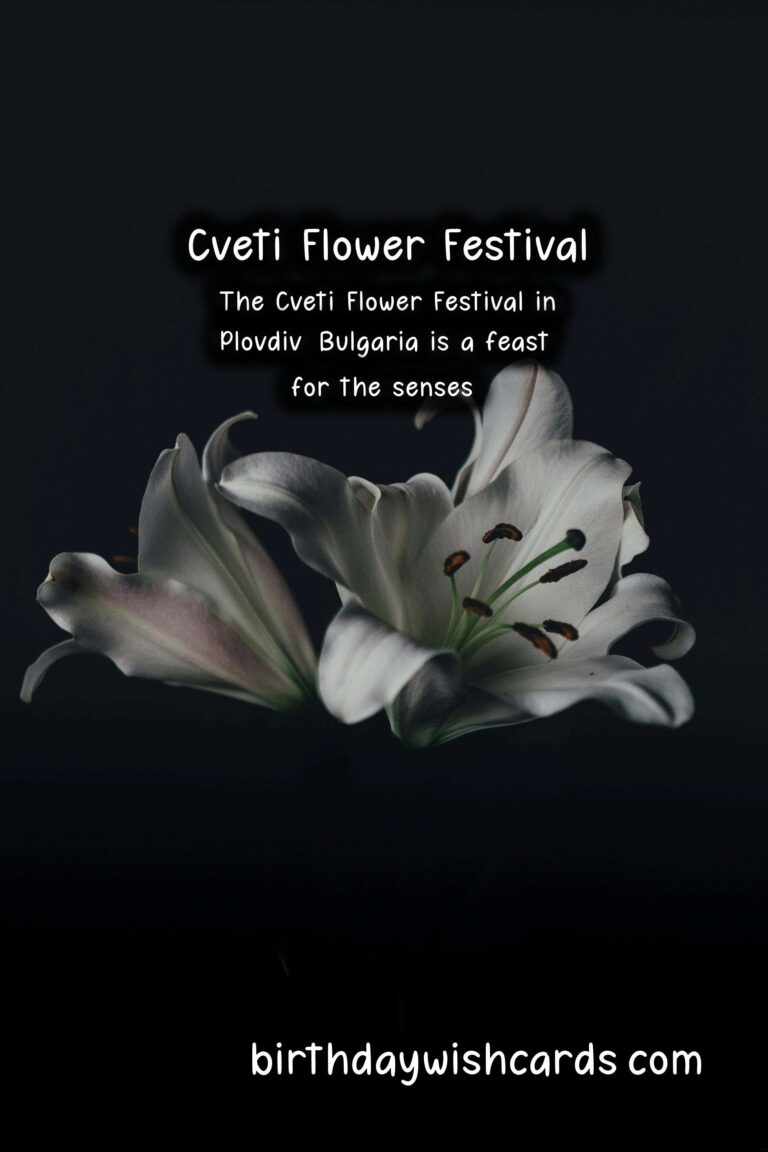 Cveti/Flower Festival – April 9th