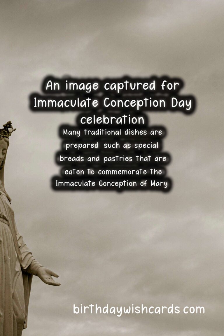 December 8 – Immaculate Conception Day: A Celebration of Faith and Conception