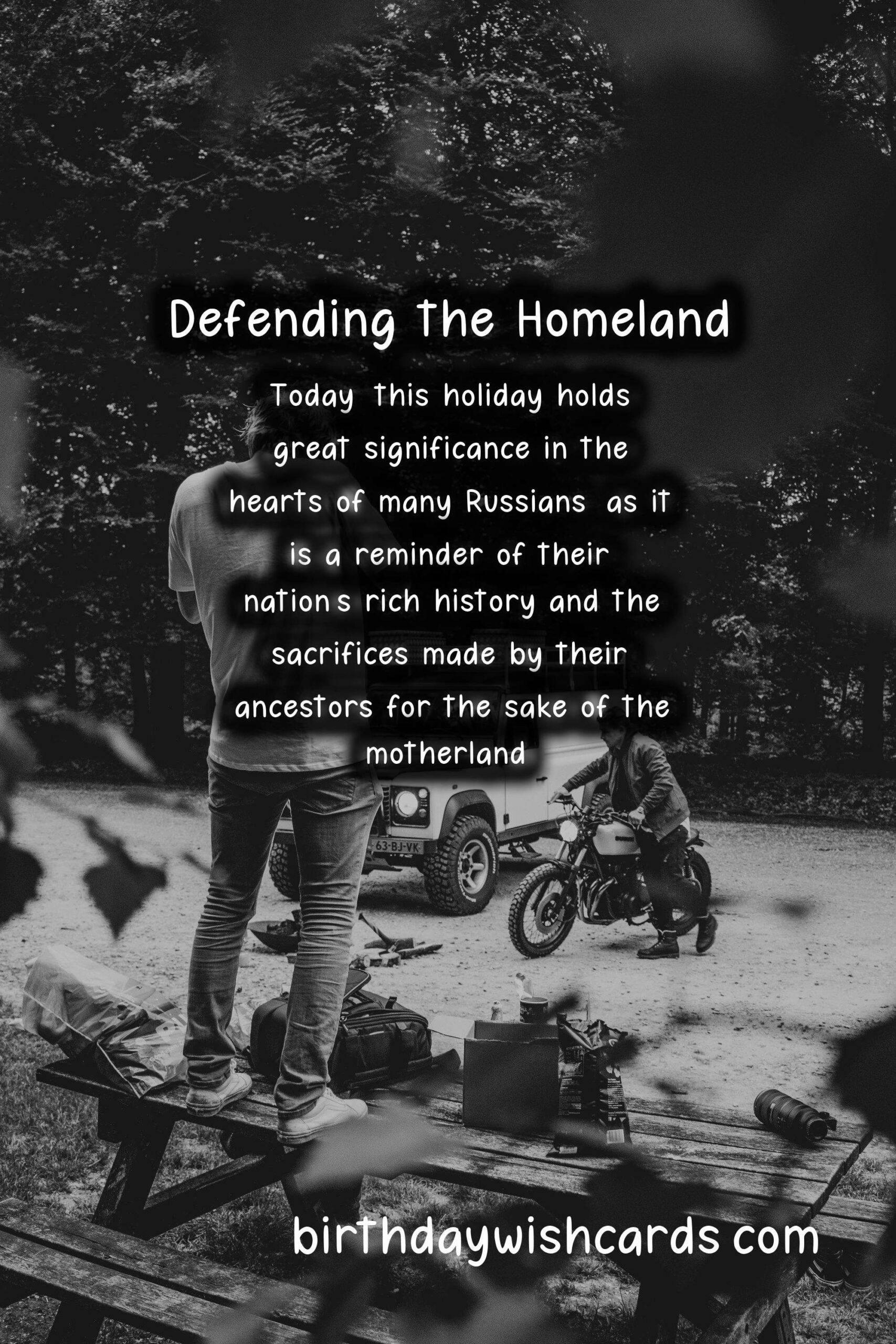 Birthday Wish Cards | Defending the Homeland: Celebrating the Day of Defenders of the Fatherland