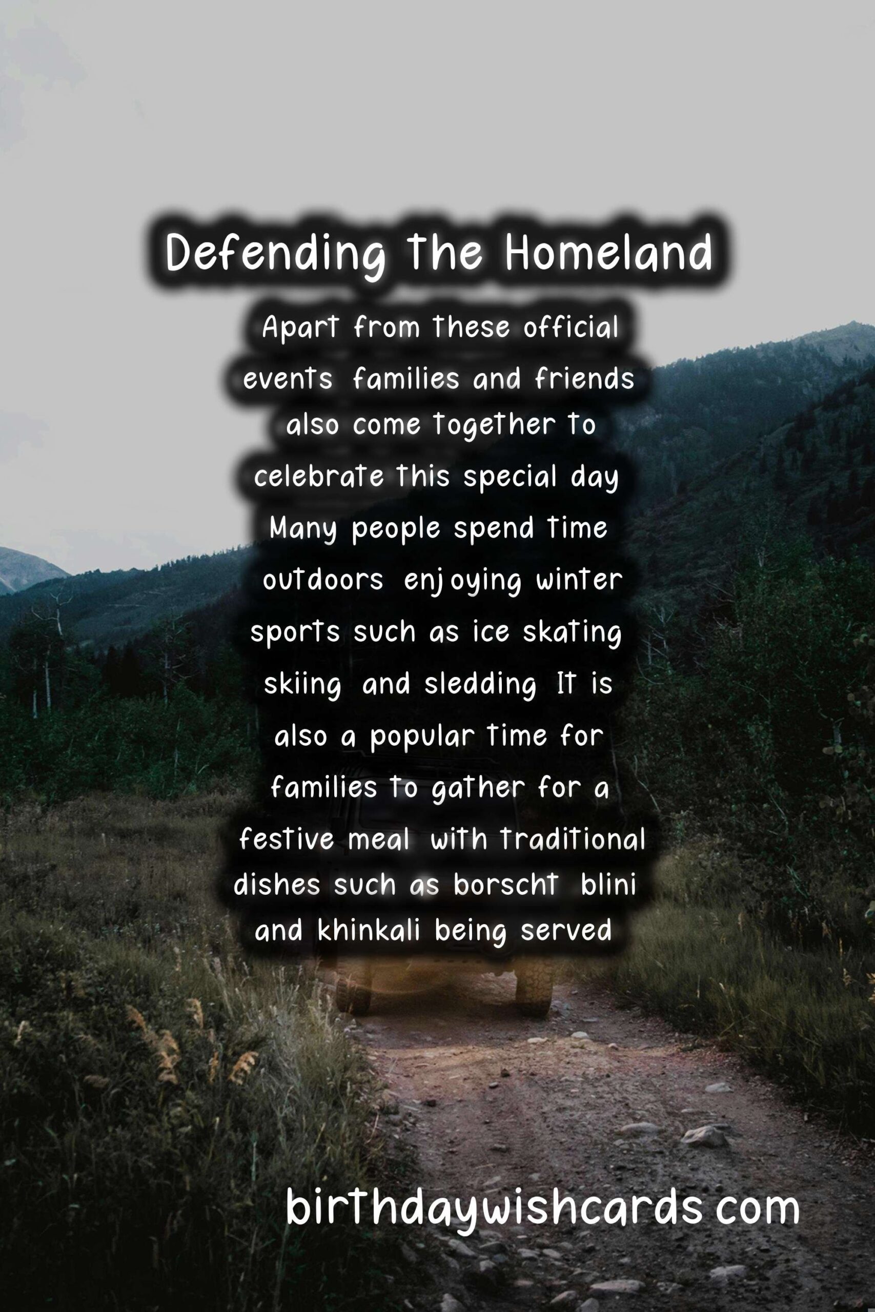 Defending the Homeland: Celebrating the Day of Defenders of the Fatherland