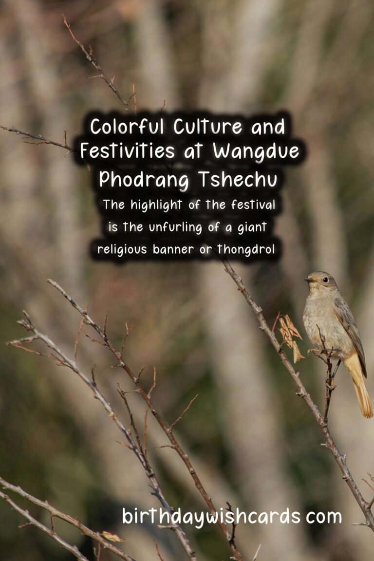 Discover the Colorful Culture and Festivities at Wangdue Phodrang Tshechu – September/October