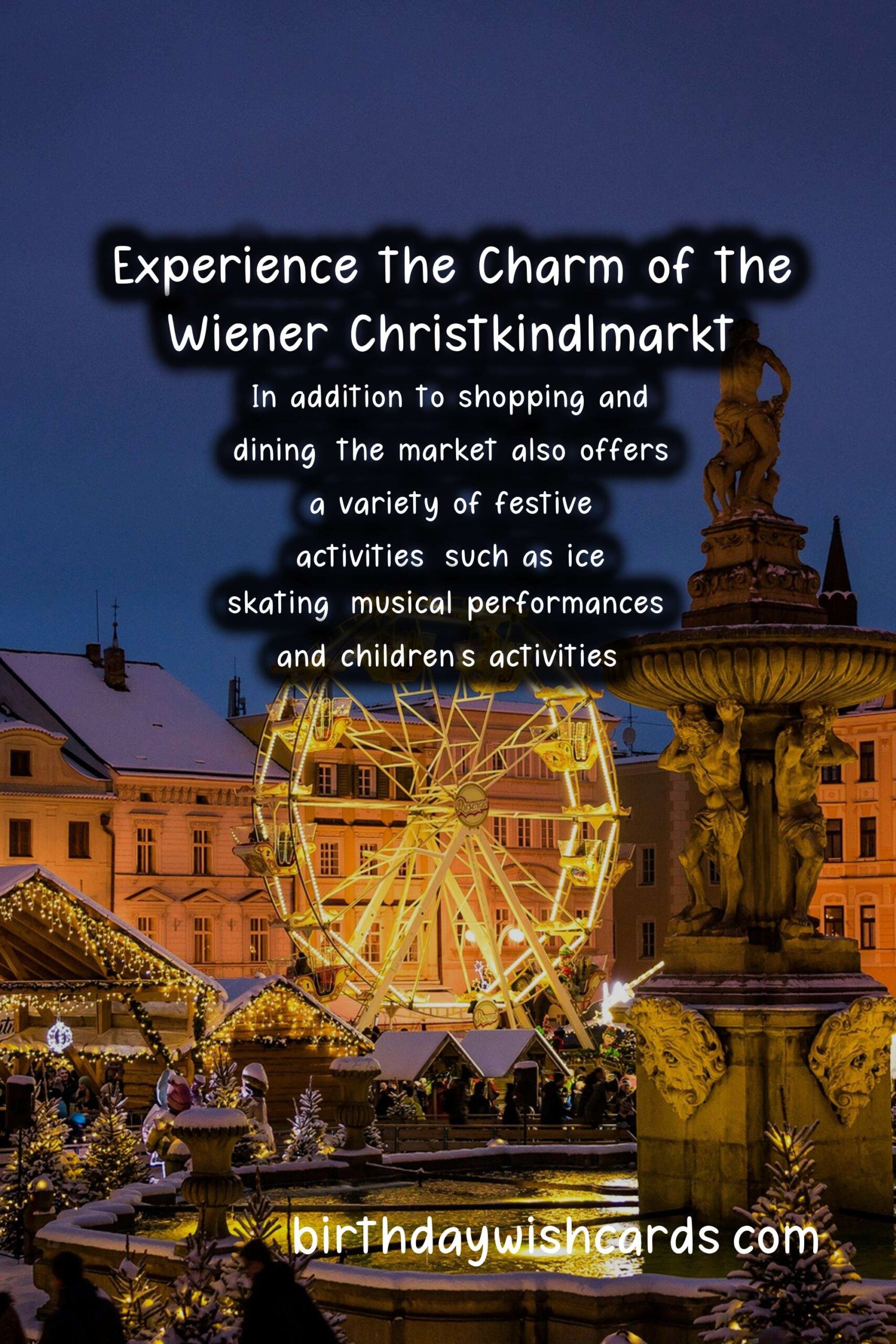 Discover the Magic of Wiener Christkindlmarkt (Christmas Market)!