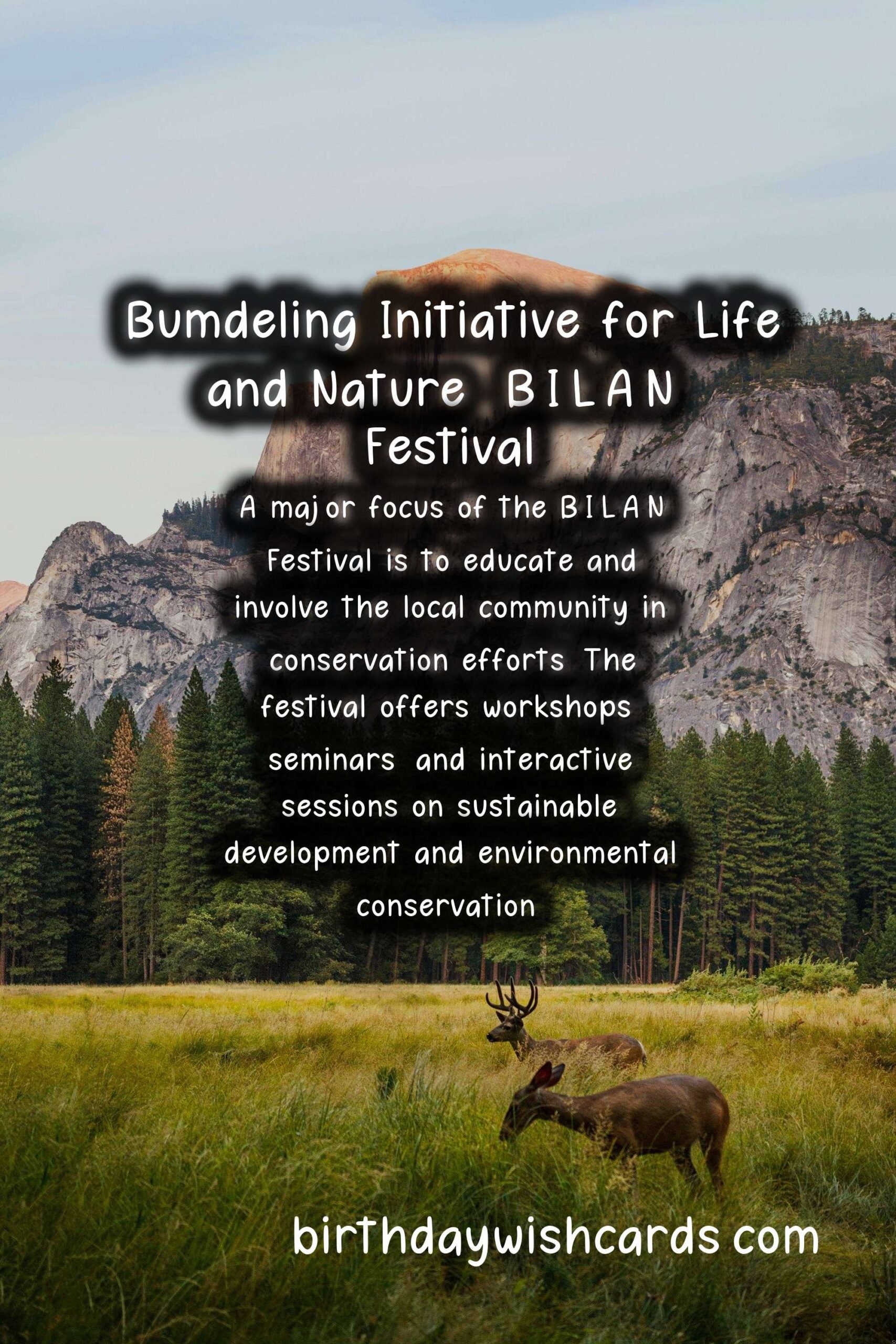 Experience Bumdeling Initiative for Life and Nature (B.I.L.A.N) Festival in November