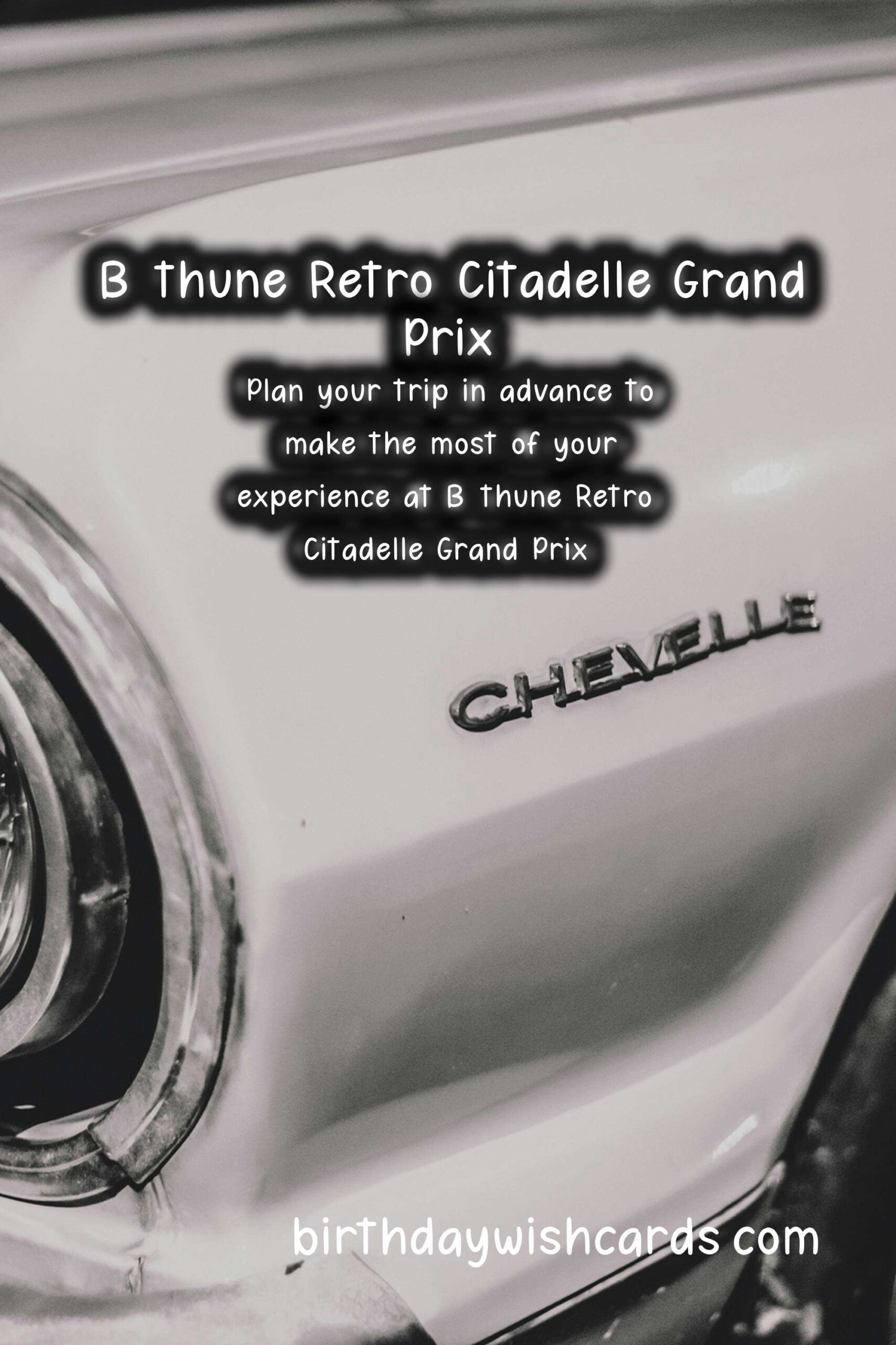 Experience Vintage Racing at Béthune Retro-Citadelle Grand Prix in June