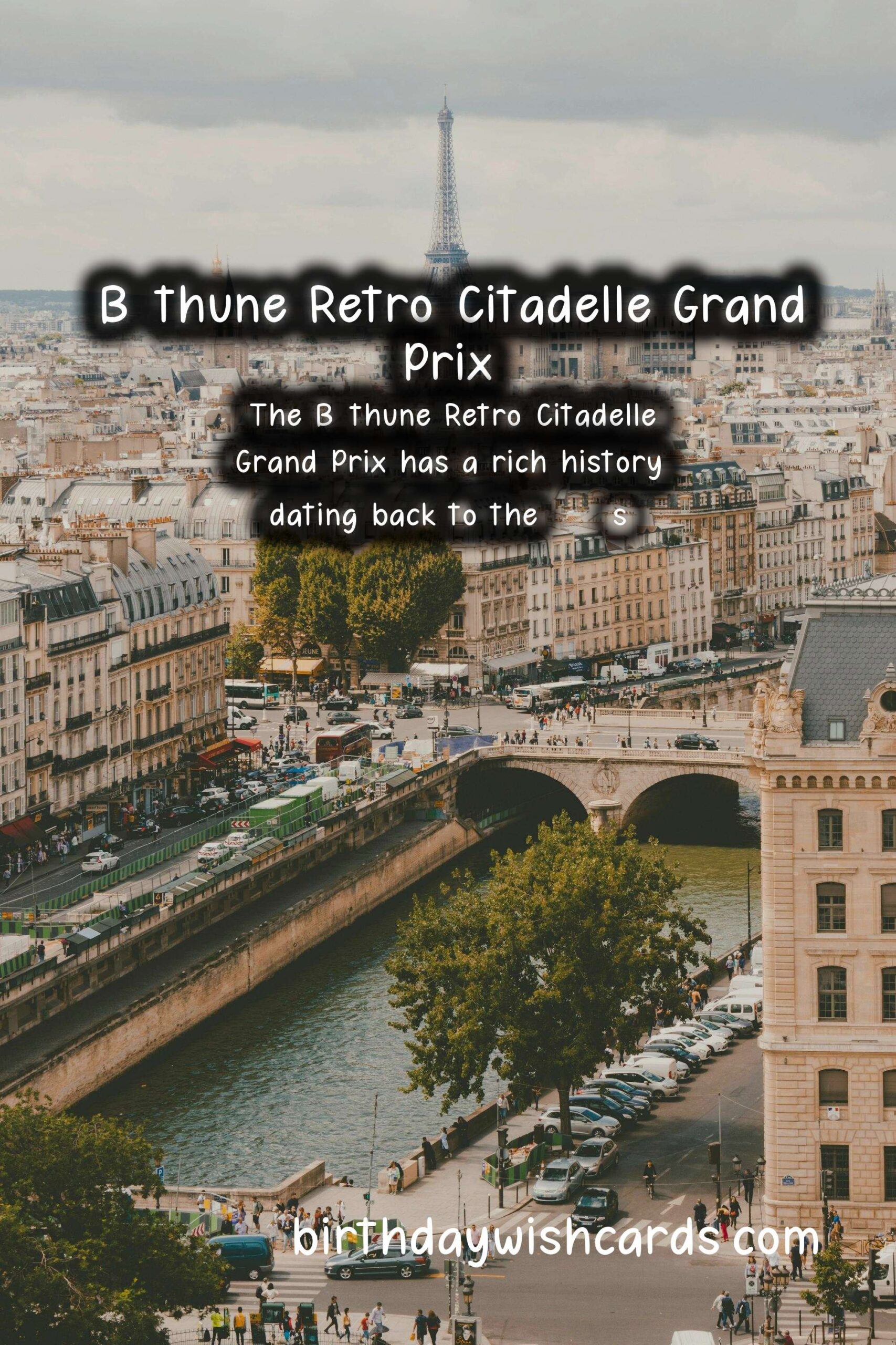 Experience Vintage Racing at Béthune Retro-Citadelle Grand Prix in June
