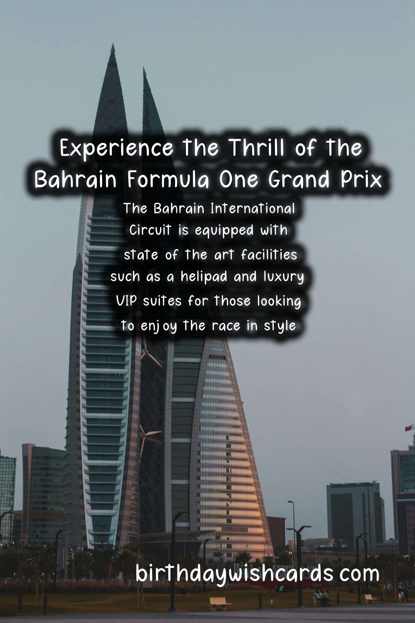 Experience the Adrenaline Rush at the Bahrain Formula One Grand Prix