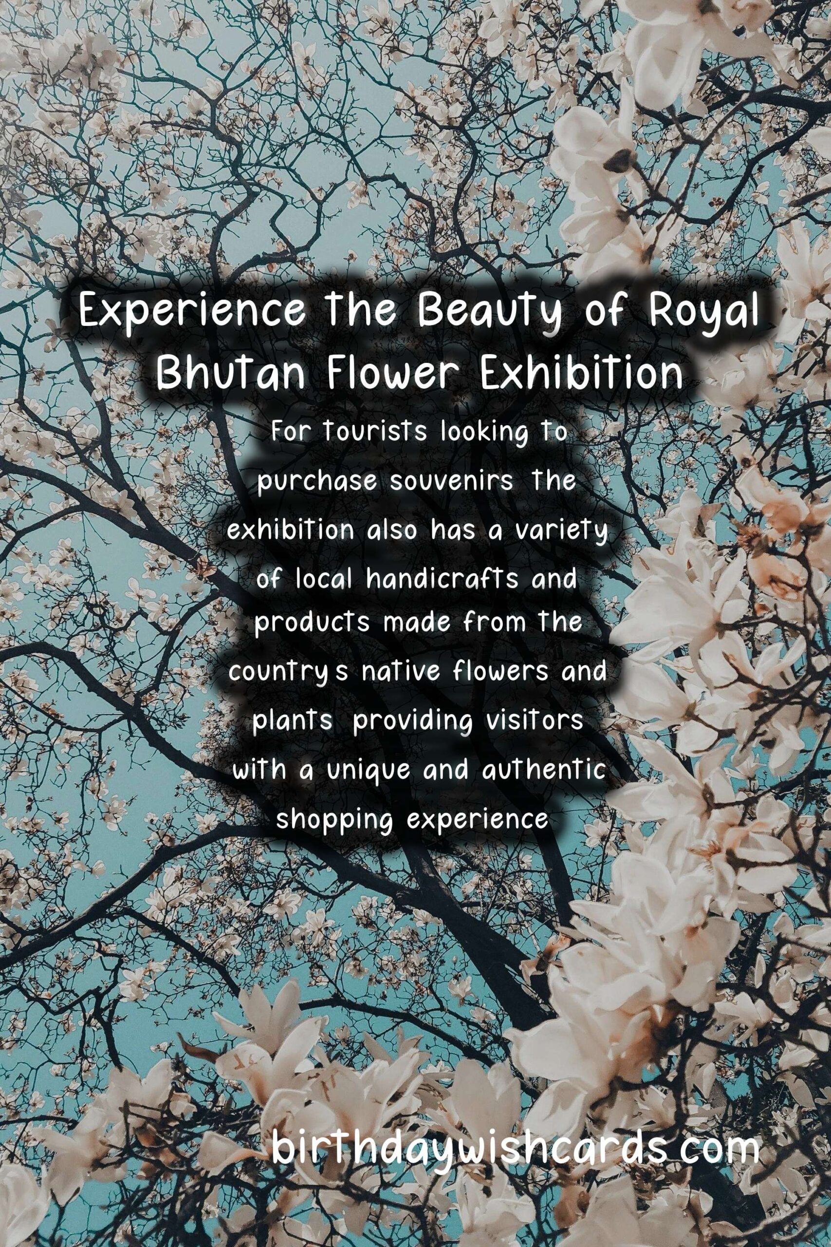Experience the Beauty of Royal Bhutan Flower Exhibition - April/May*