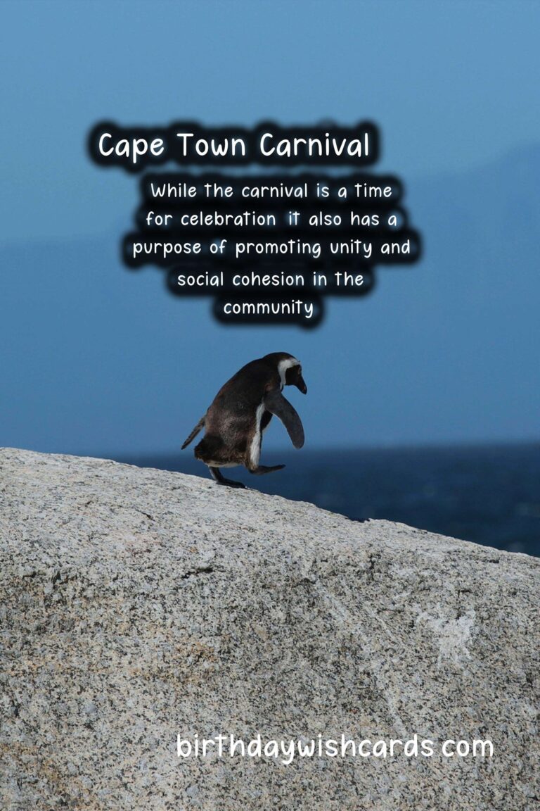 Experience the Excitement of Cape Town Carnival in March/April