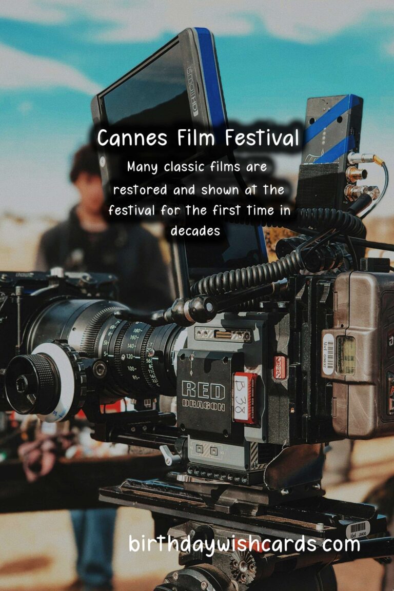 Experience the Glamour and Excitement at Cannes Film Festival