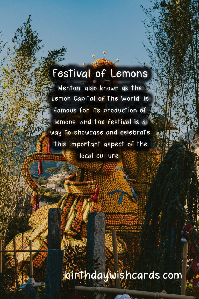 Experience the Magic of Menton Lemon Festival – La Fête du Citron