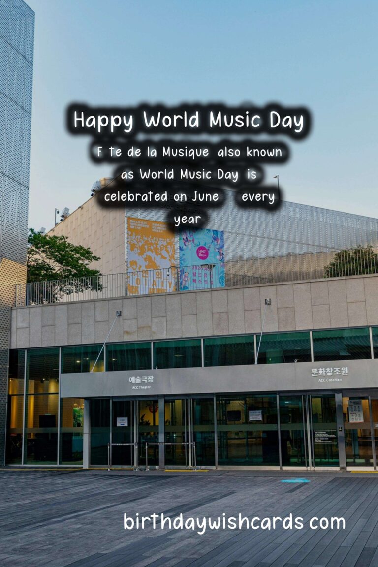 Fête de la Musique (World Music Day) – Celebrate the Power of Music with Joy and Harmony