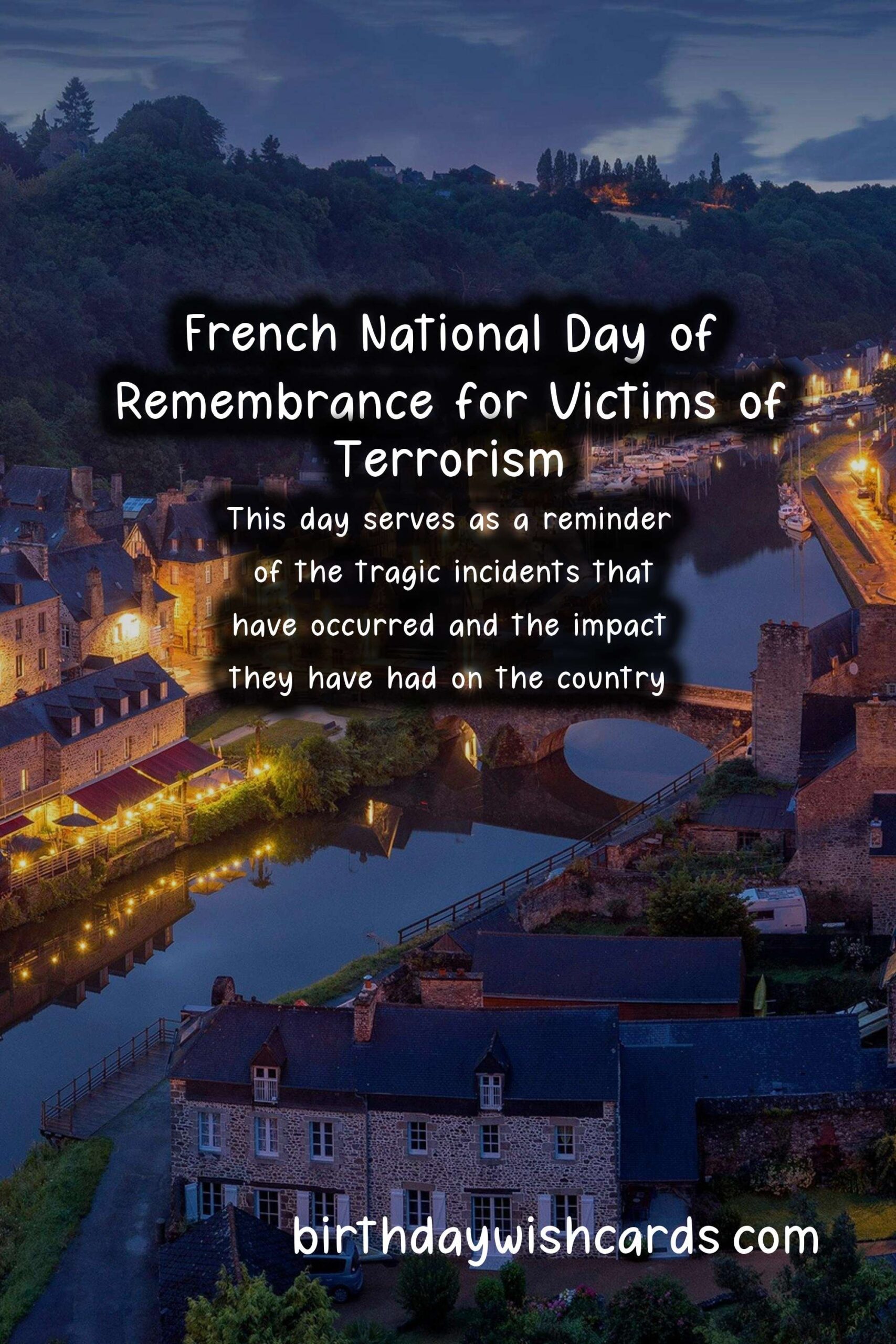 French National Day of Remembrance for Victims of Terrorism (March 11)