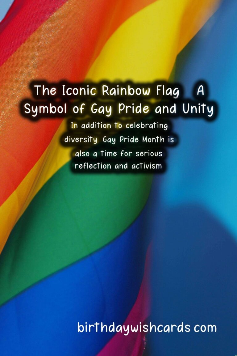 Gay Pride Month – A Time of Celebration and Reflection