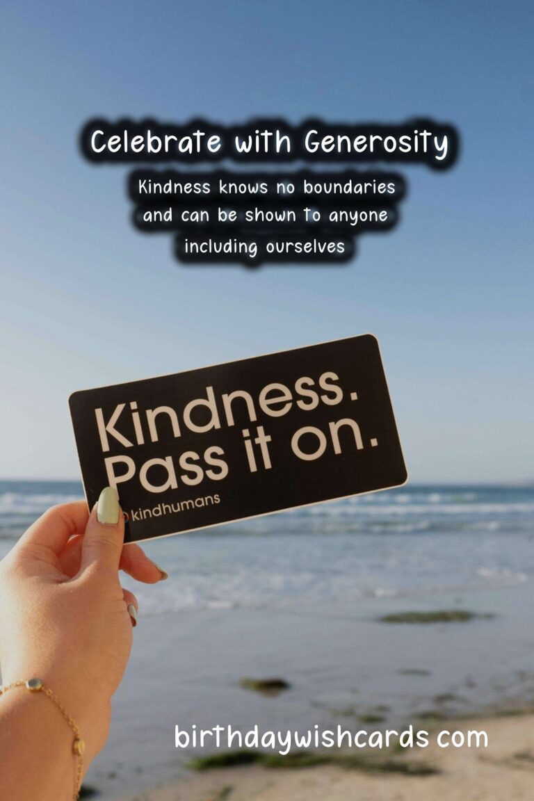 Gift of Kindness: Celebrating with Generosity