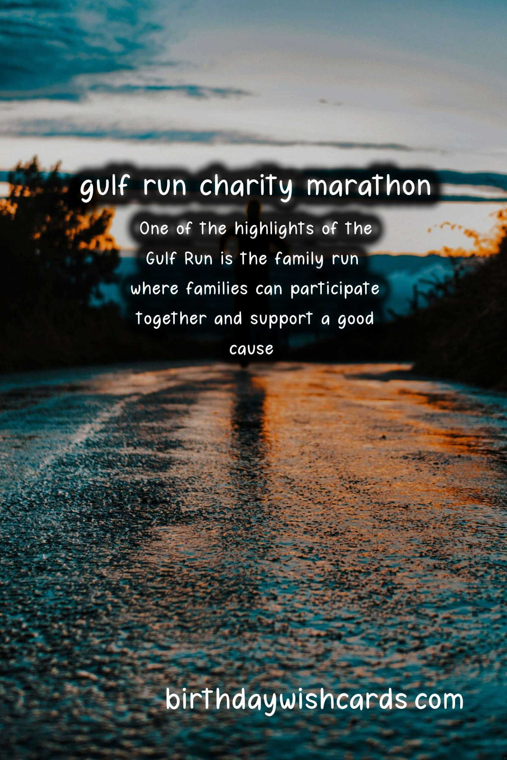 Gulf Run: January 29 Annual Charity Marathon