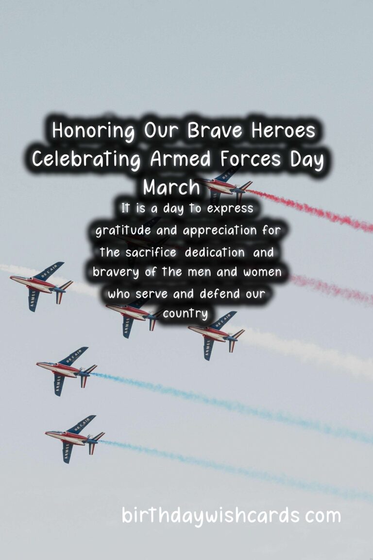 Honoring Our Brave Heroes: Celebrating Armed Forces Day – March 27