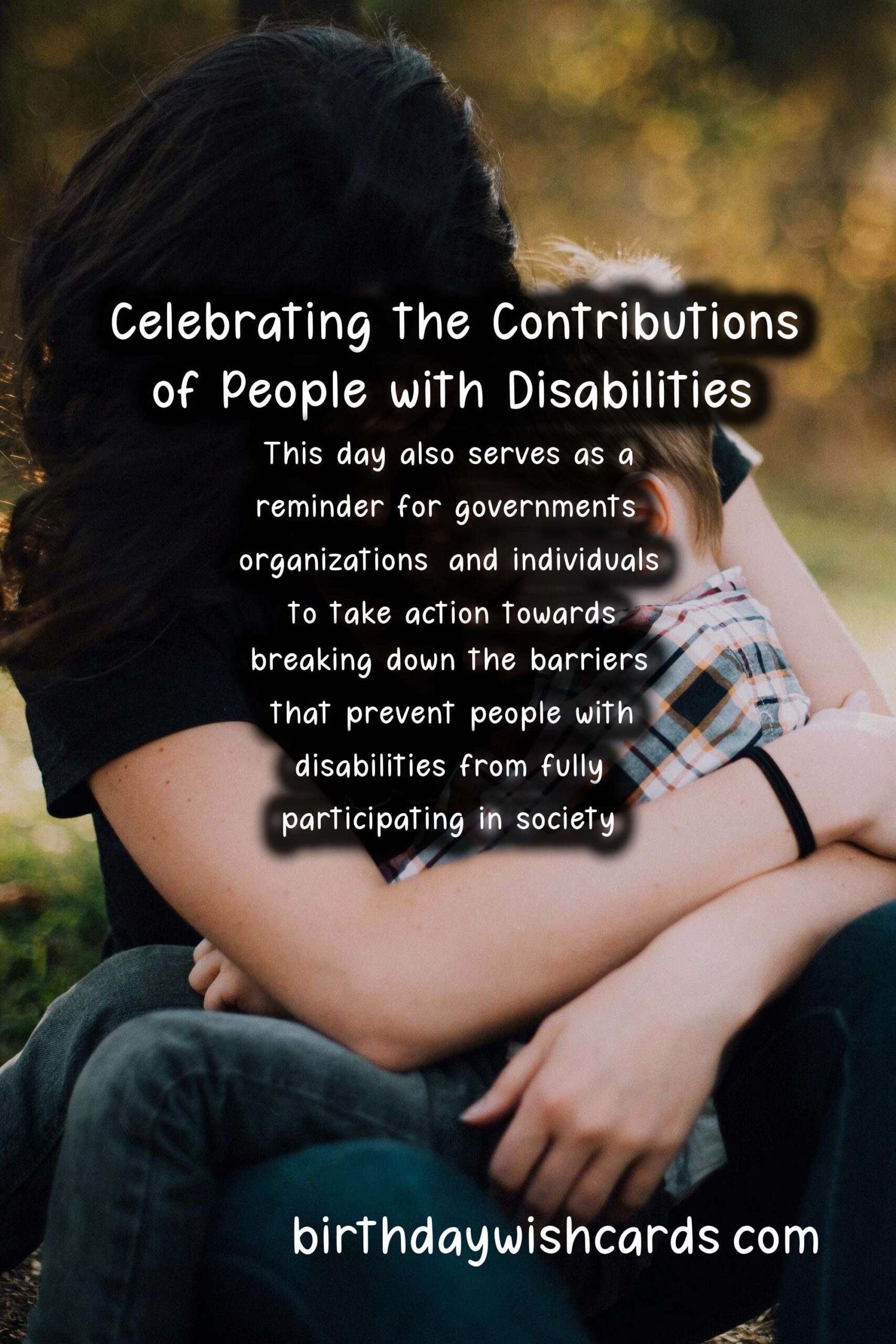 International Day of Persons with Disabilities – Celebrating the Contributions of People with Disabilities