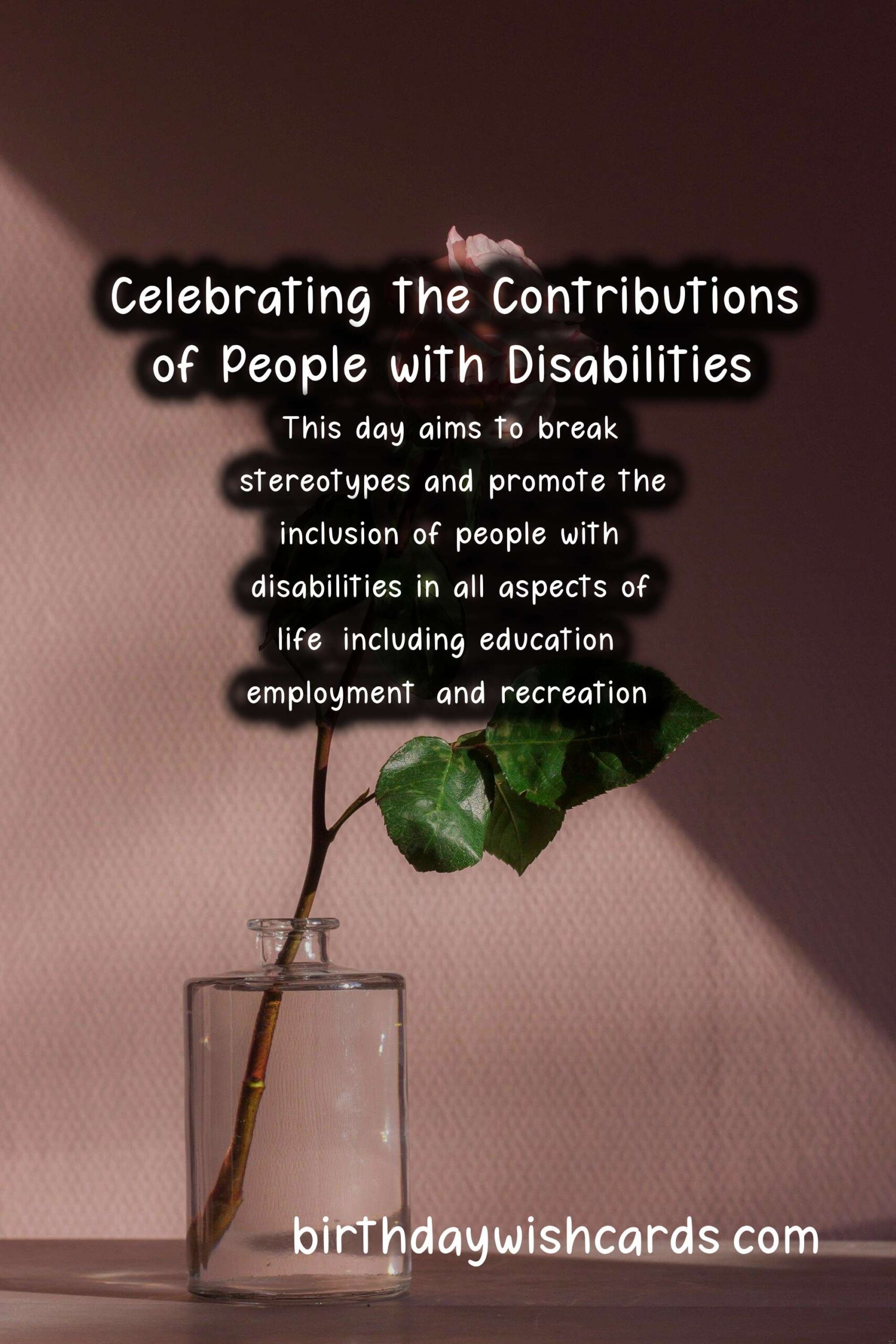 International Day of Persons with Disabilities – Celebrating the Contributions of People with Disabilities