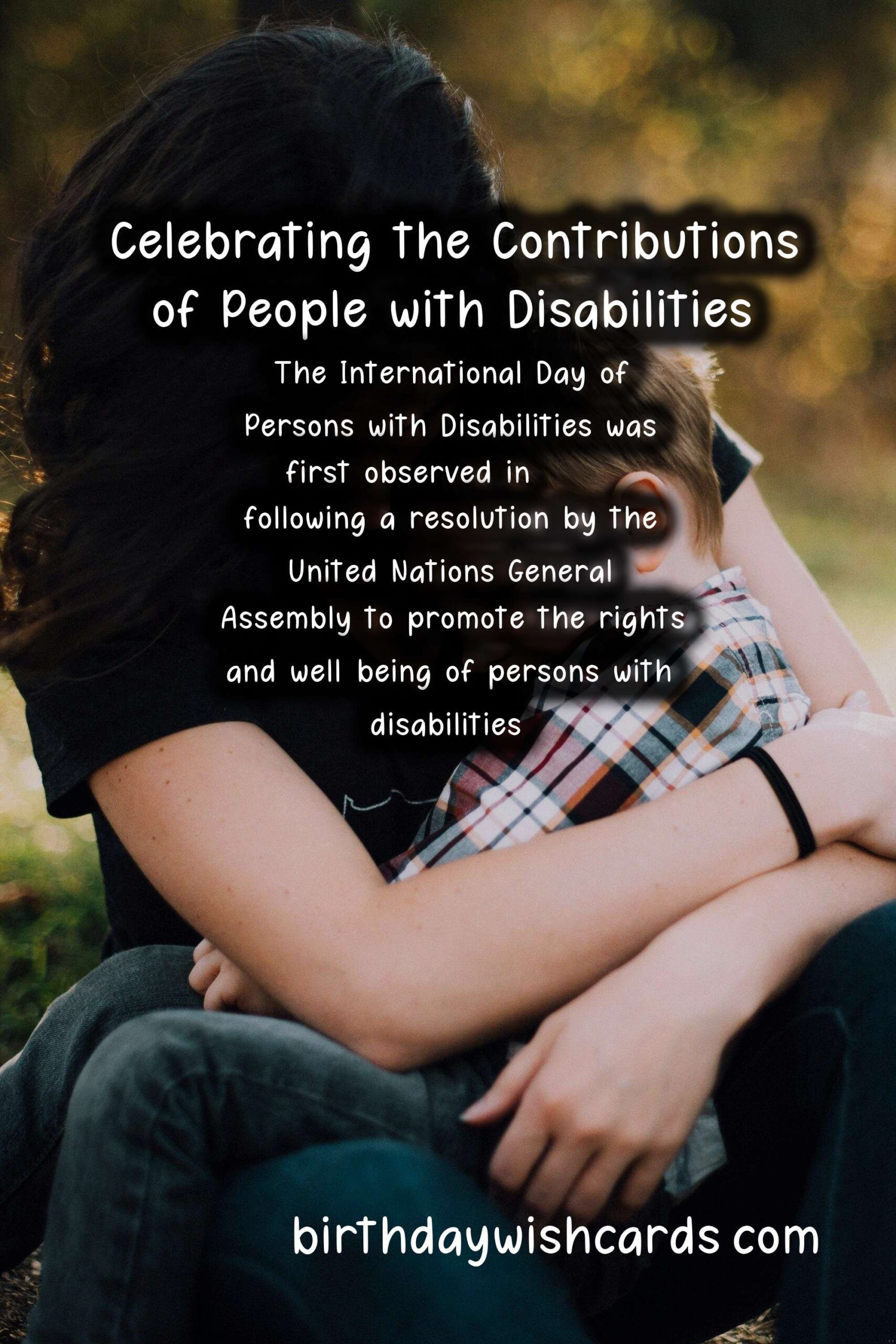 International Day of Persons with Disabilities – Celebrating the Contributions of People with Disabilities
