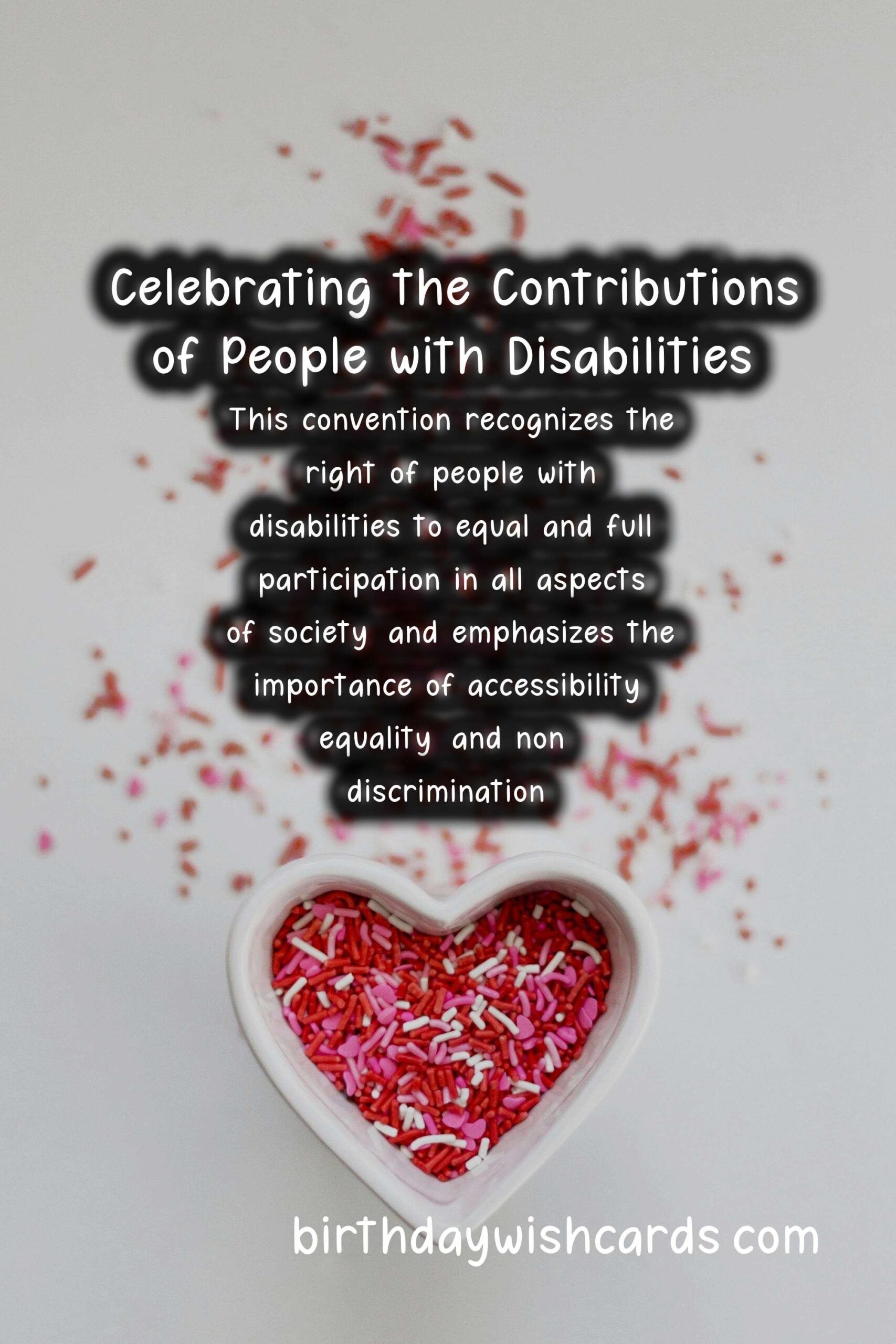International Day of Persons with Disabilities – Celebrating the Contributions of People with Disabilities