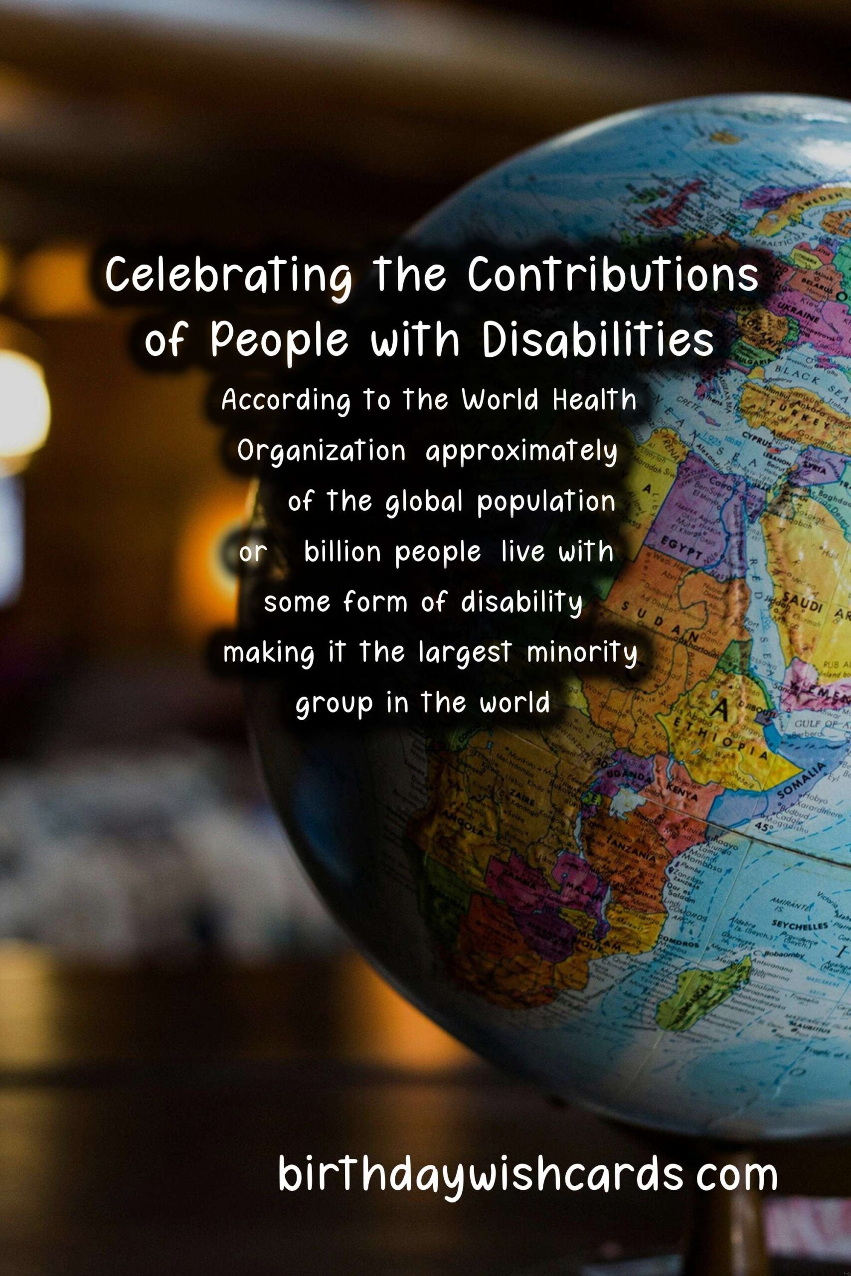 International Day of Persons with Disabilities – Celebrating the Contributions of People with Disabilities