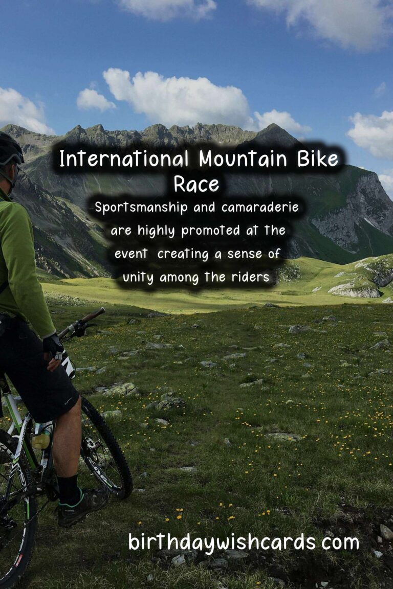 International Mountain Bike Race – November*