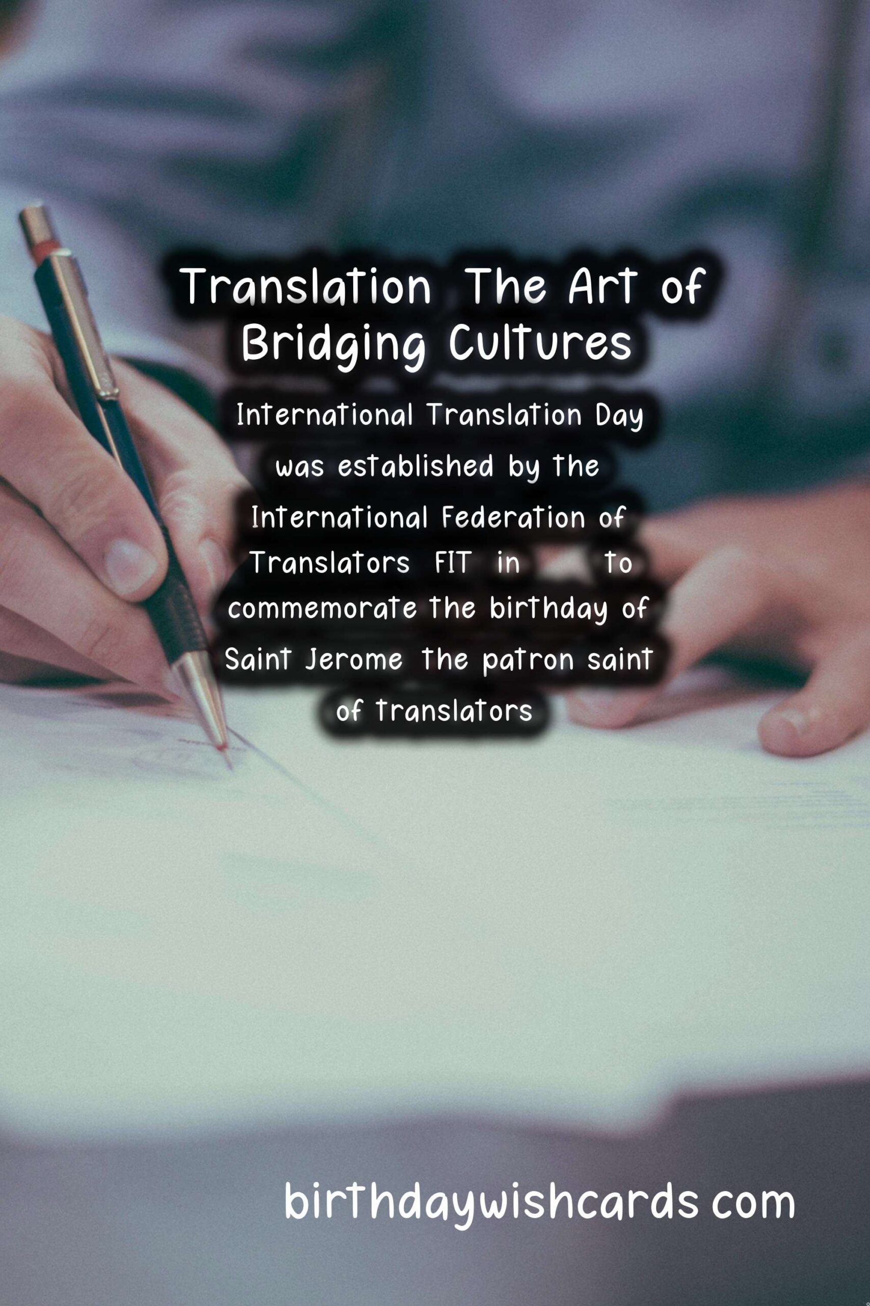 International Translation Day - Celebrating the Art of Communication