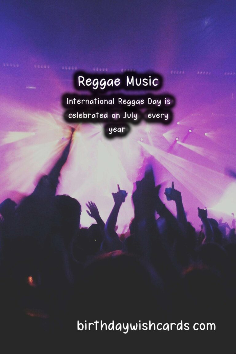 July 1: International Reggae Day – Celebrating the Cultural and Musical Influence