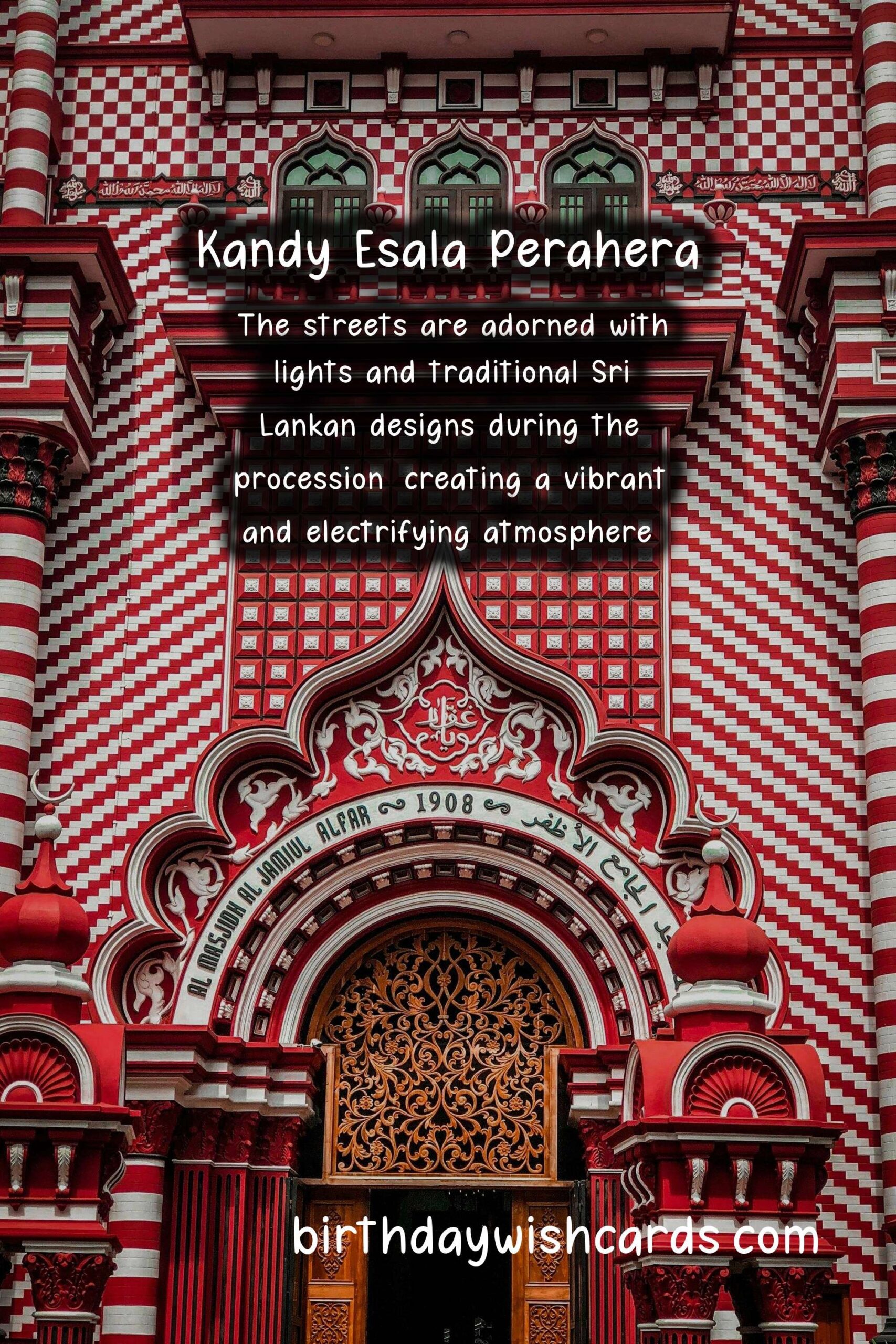 Birthday Wish Cards | Kandy Esala Perahera - Celebrating the Rich Heritage and Culture of Sri Lanka