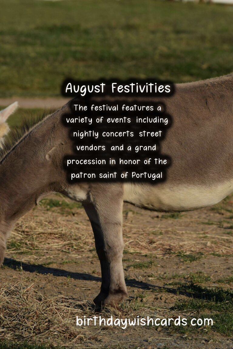 Let’s Celebrate August with Festas de Agosto