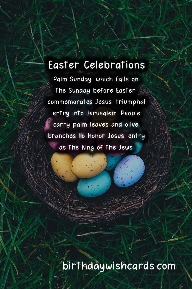March/April: Celebrating Easter*