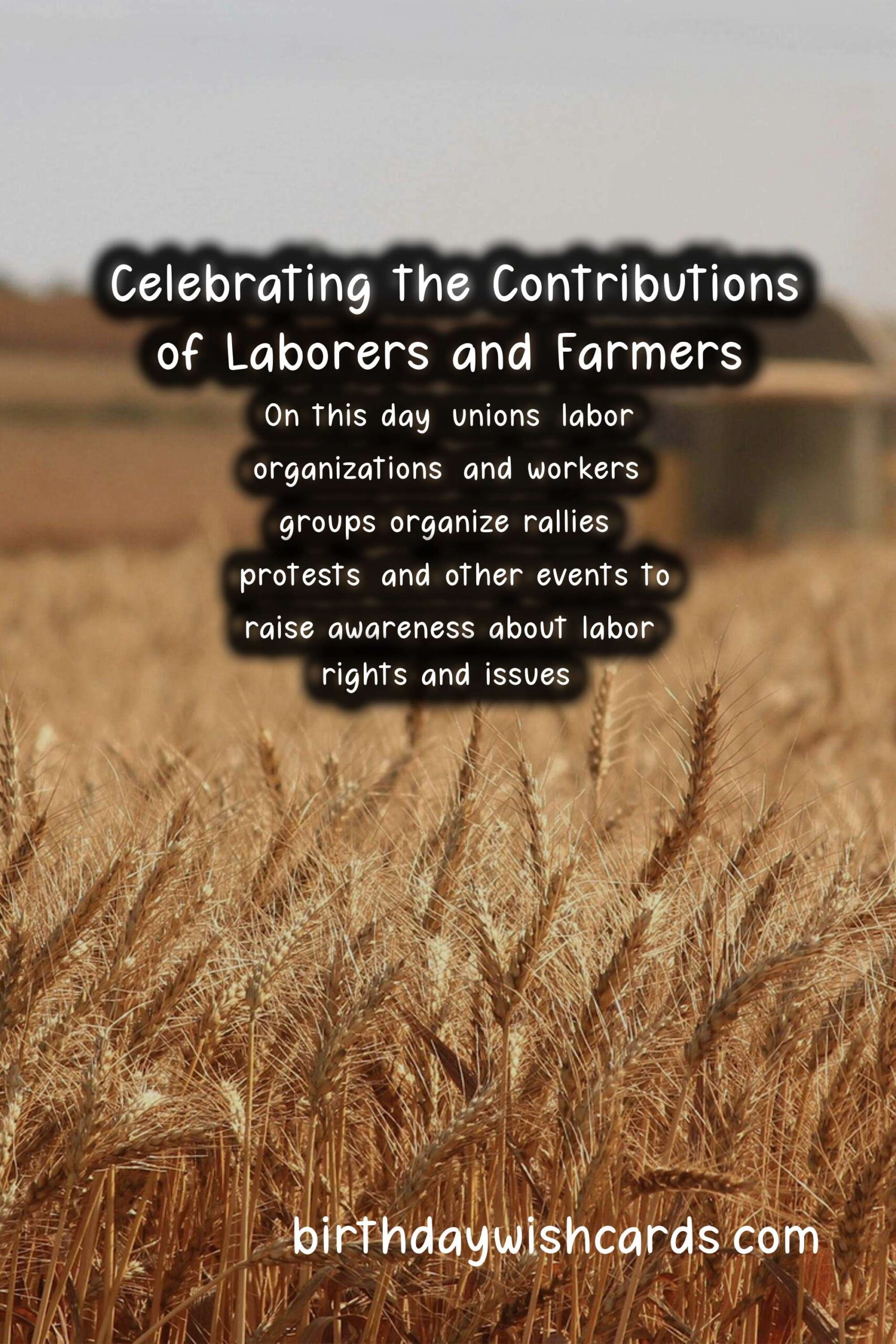 May 1: Labor and Agriculture Day