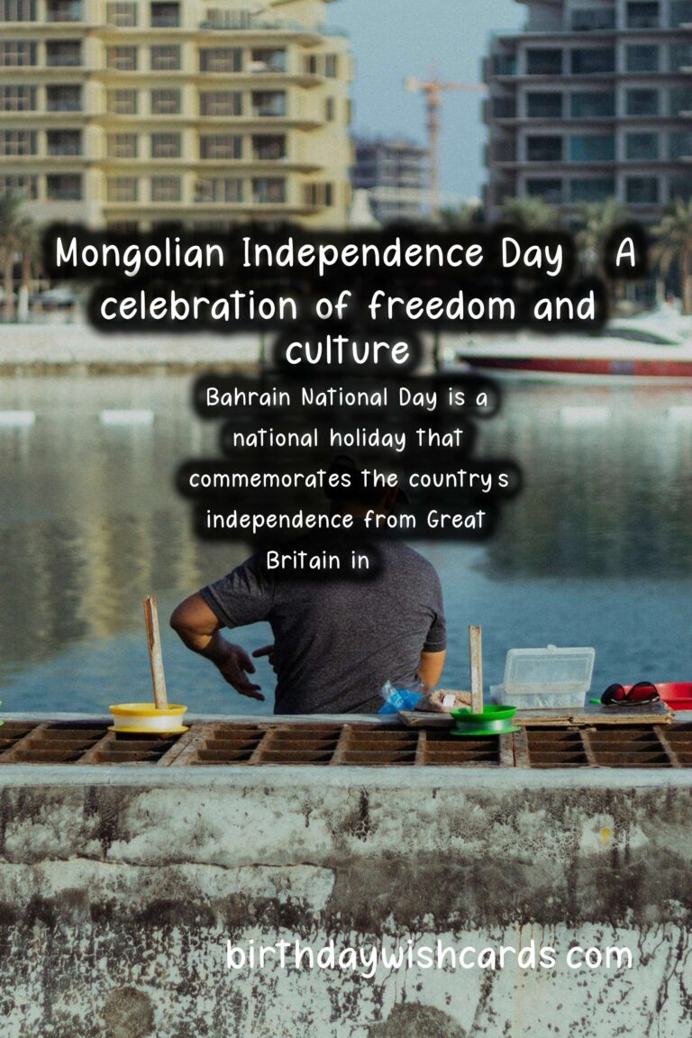 Mongolian Independence Day – A celebration of freedom and culture