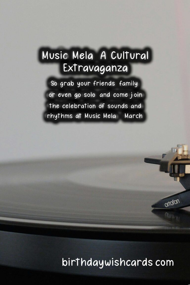 Music Mela – March: A Celebration of Sounds and Rhythms