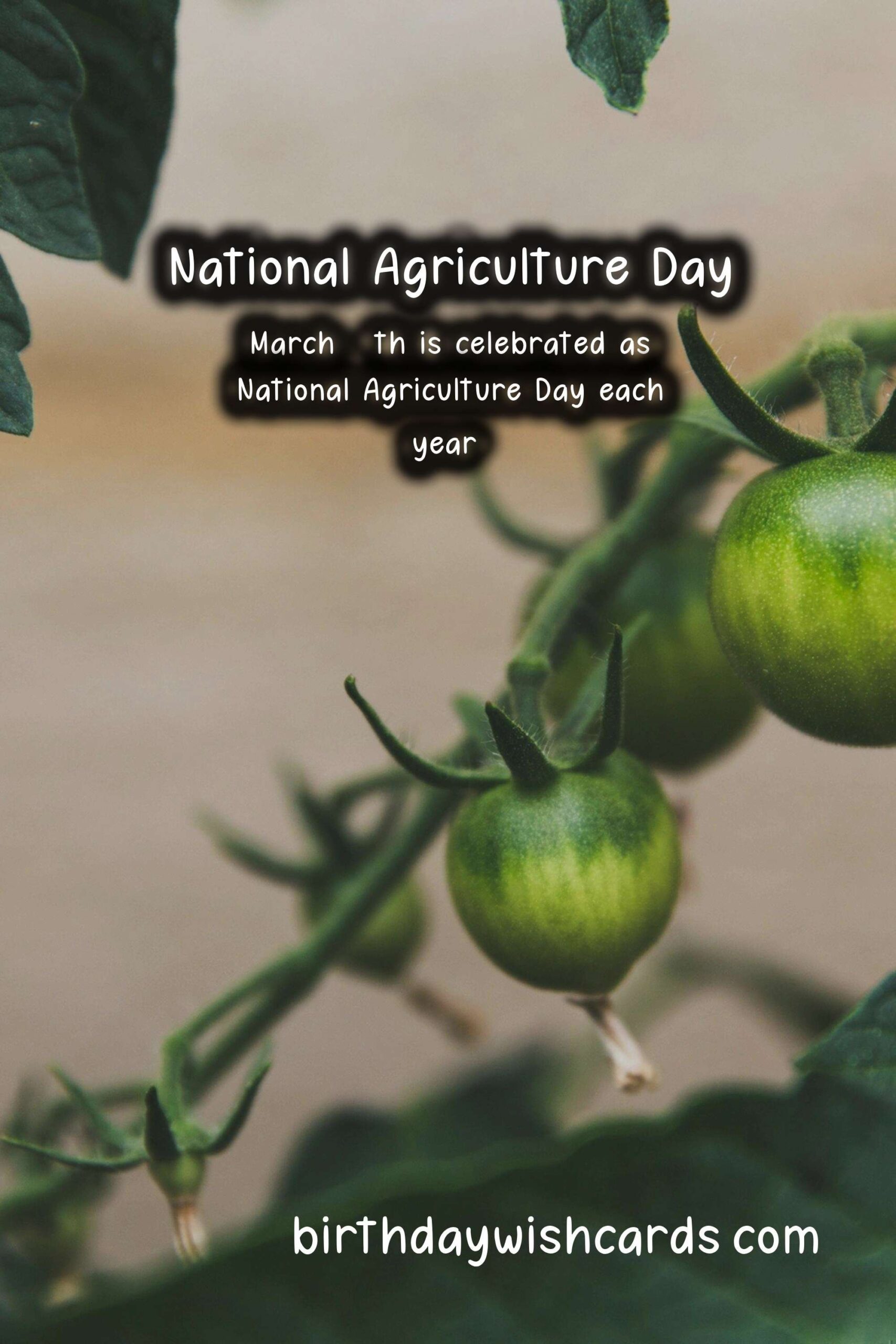 National Agriculture Day - March 17