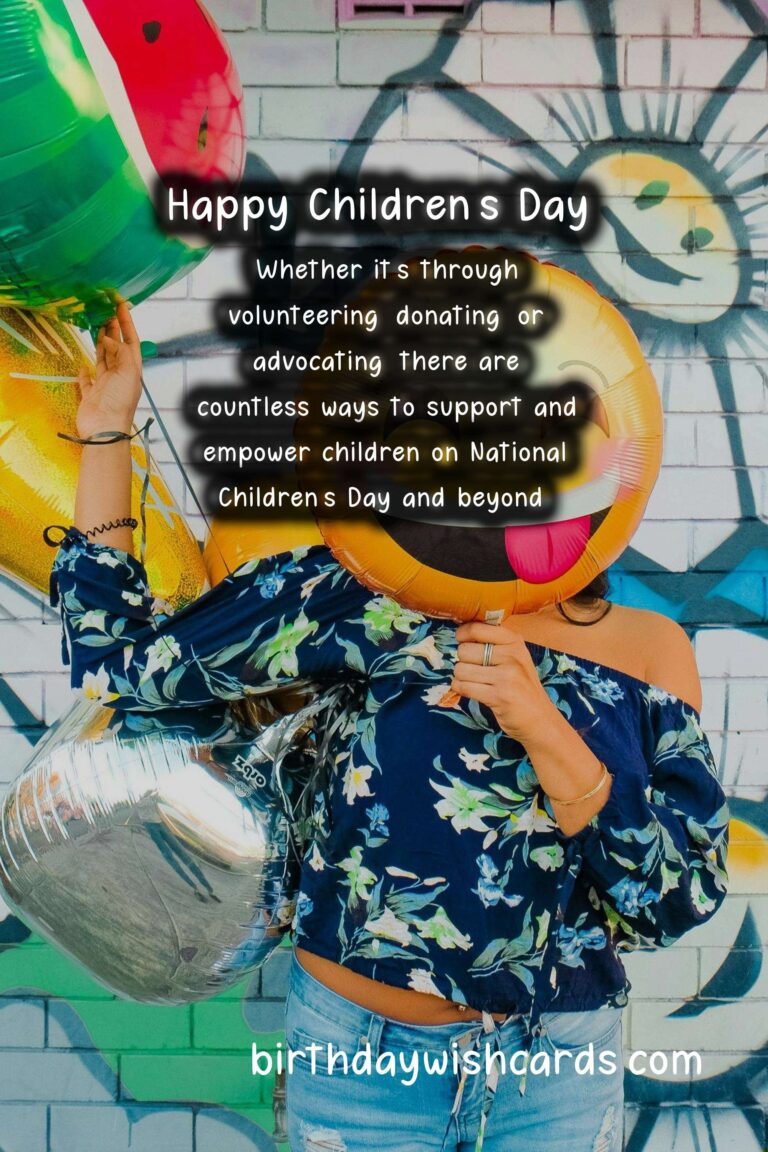 National Children’s Day – Celebrating the Innocence and Joy of Childhood