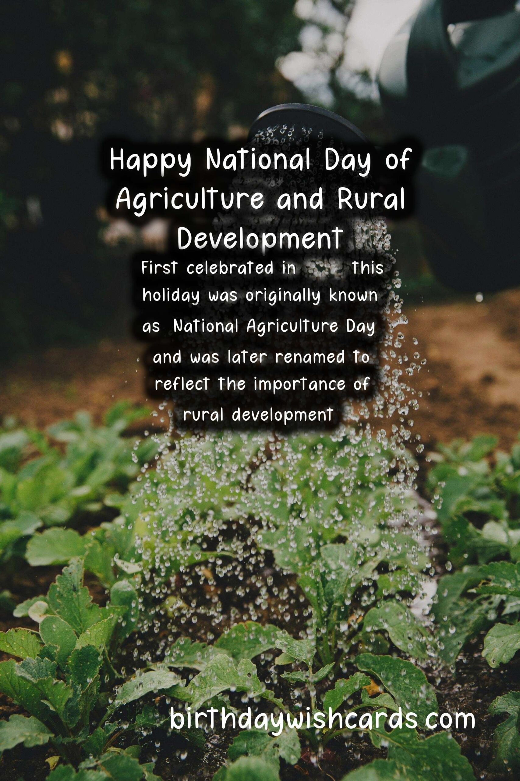 National Day of Agriculture and Rural Development (May 11)