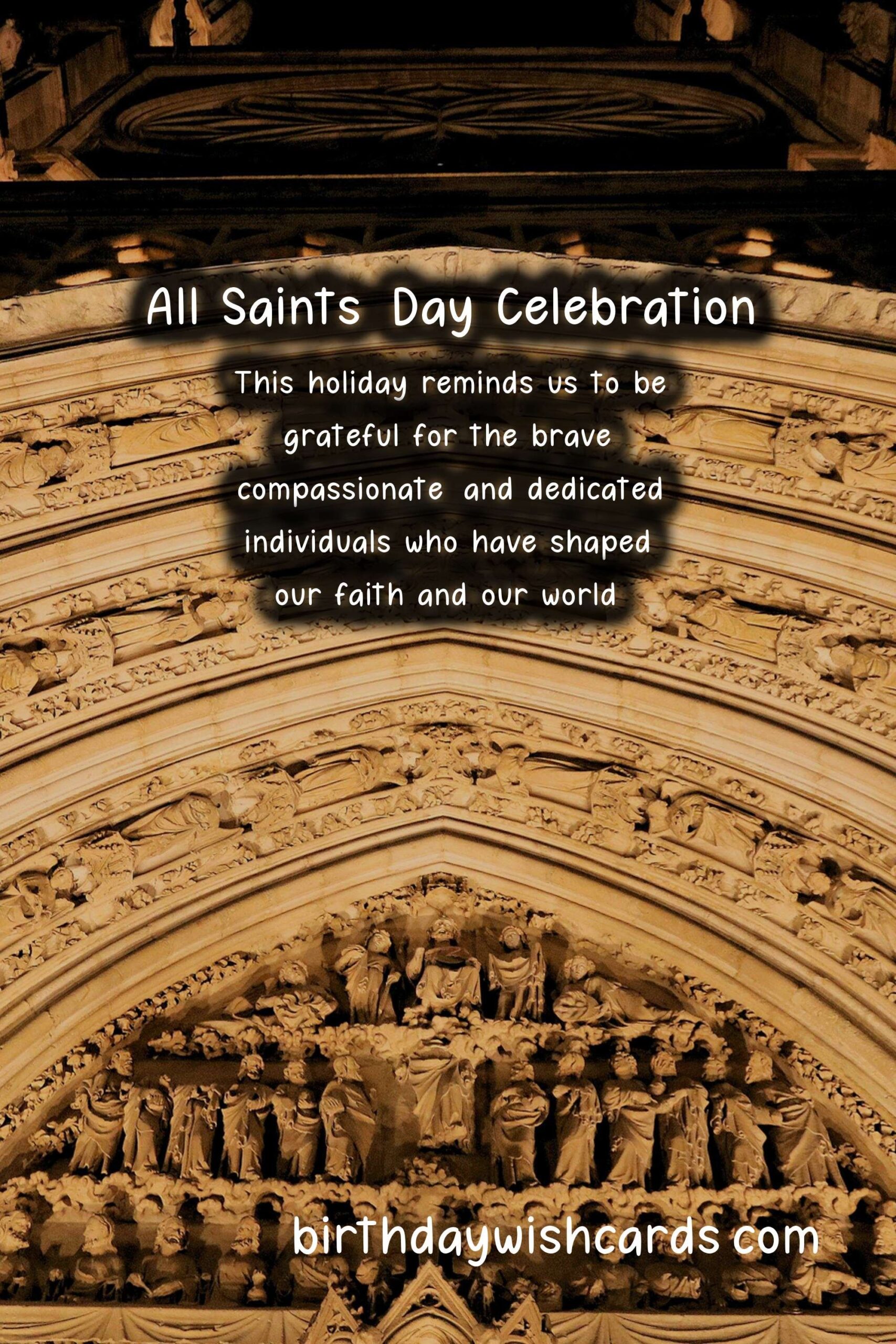 November 1: All Saints' Day*
