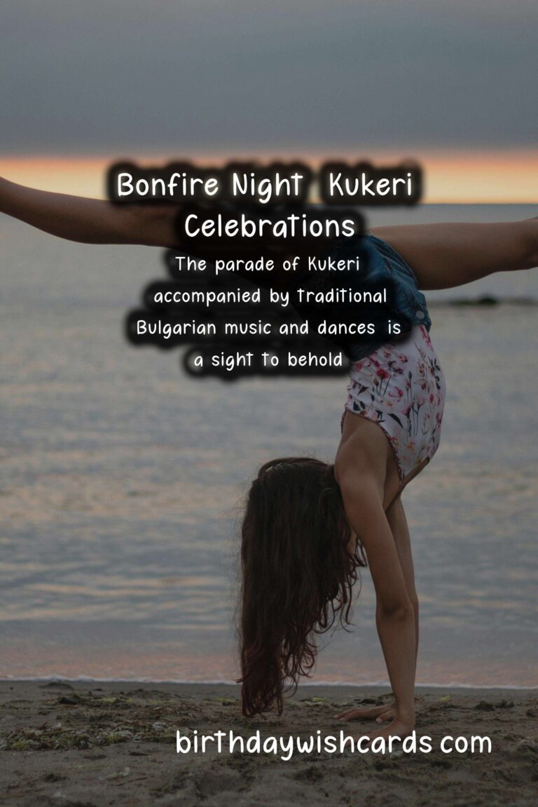 November 30 – Bonfire Night (Kukeri): Celebrating the Beginning of Winter