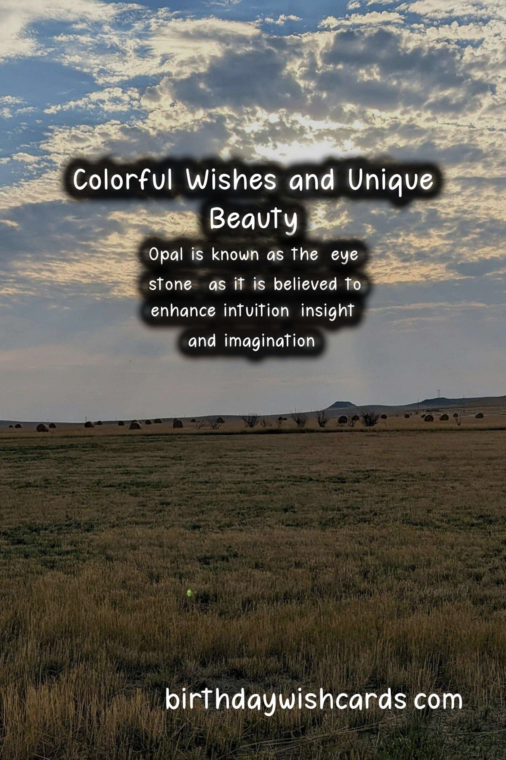 October Birthstone: Opal – Colorful Wishes and Unique Images