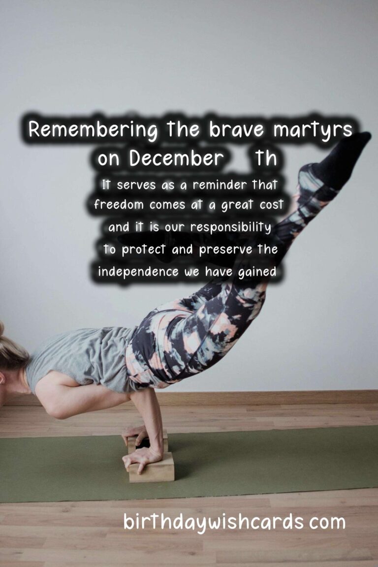 Remembering the Brave: December 20- Martyrs’ Day, A National Holiday