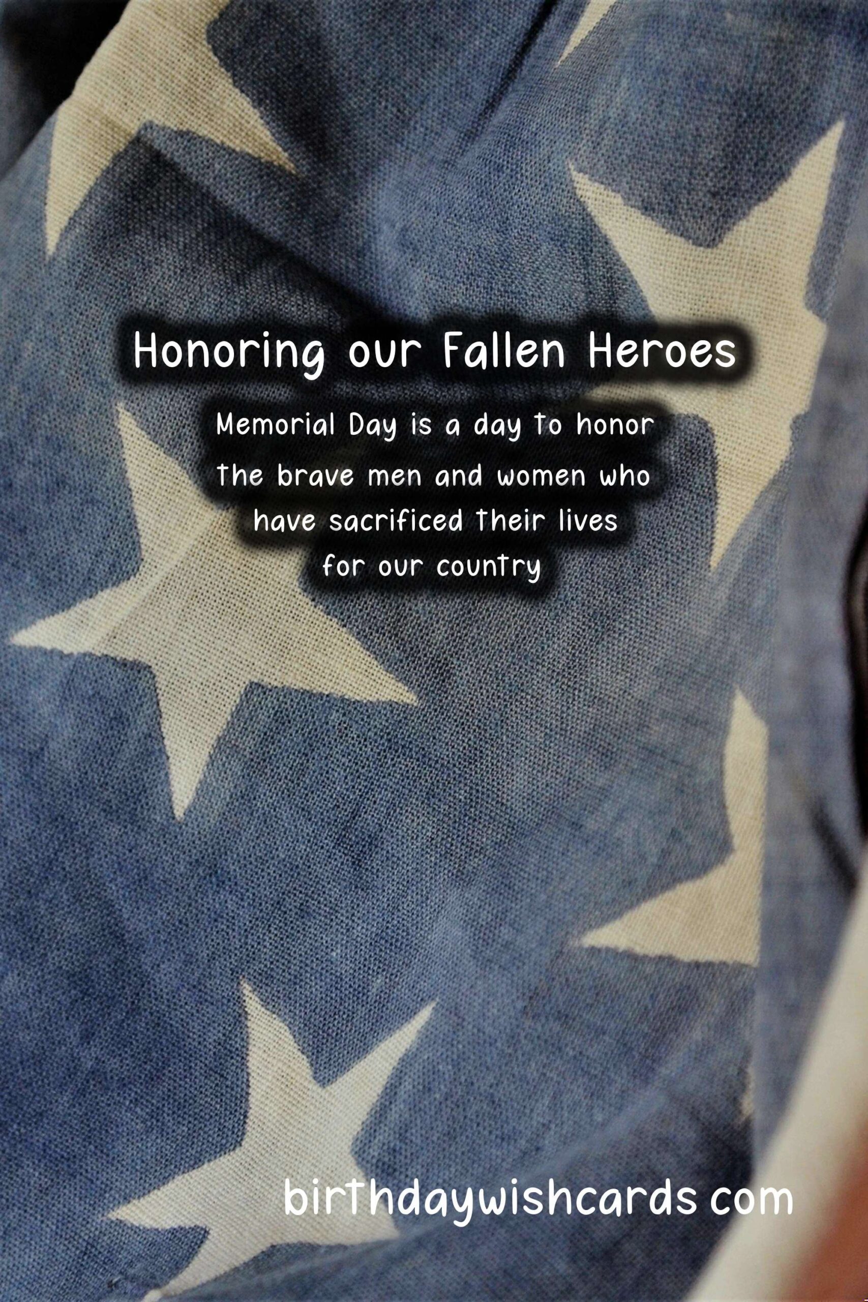 Birthday Wish Cards | Remembering the Heroes: Honoring Memorial Day on June 3rd