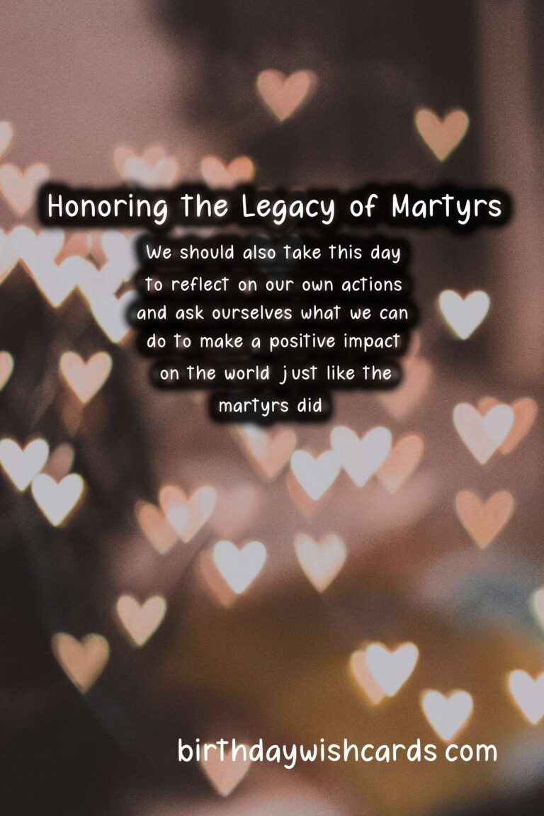 Remembering the Martyrs: A Look at Martyrs’ Day (January 20)