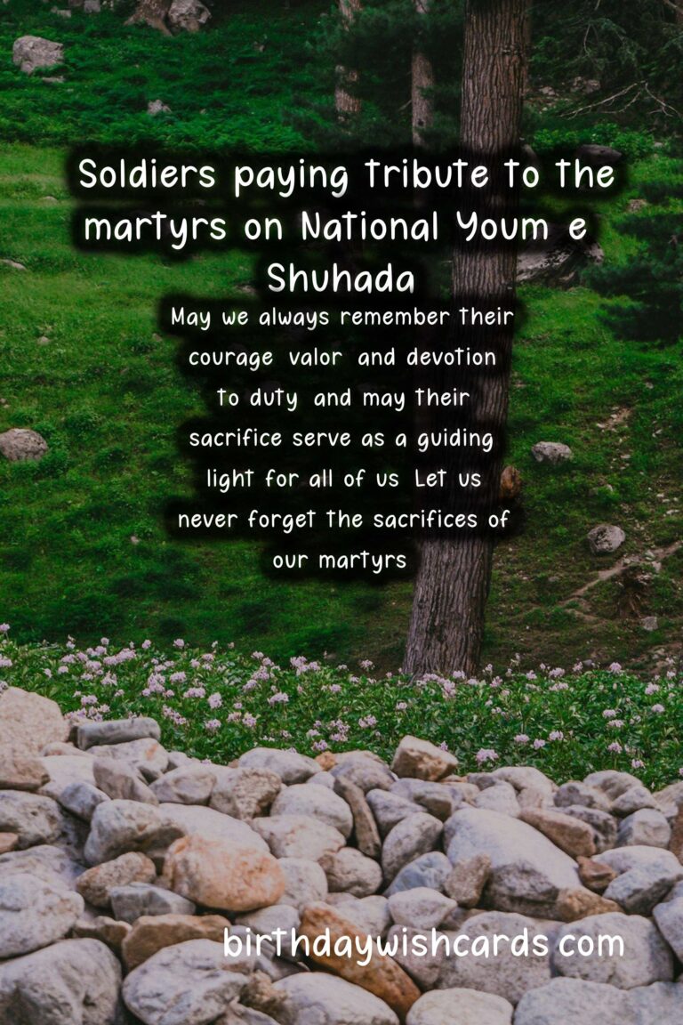 Remembering the Sacrifice: National Youm-e-Shuhada (Day of Martyrs) – April