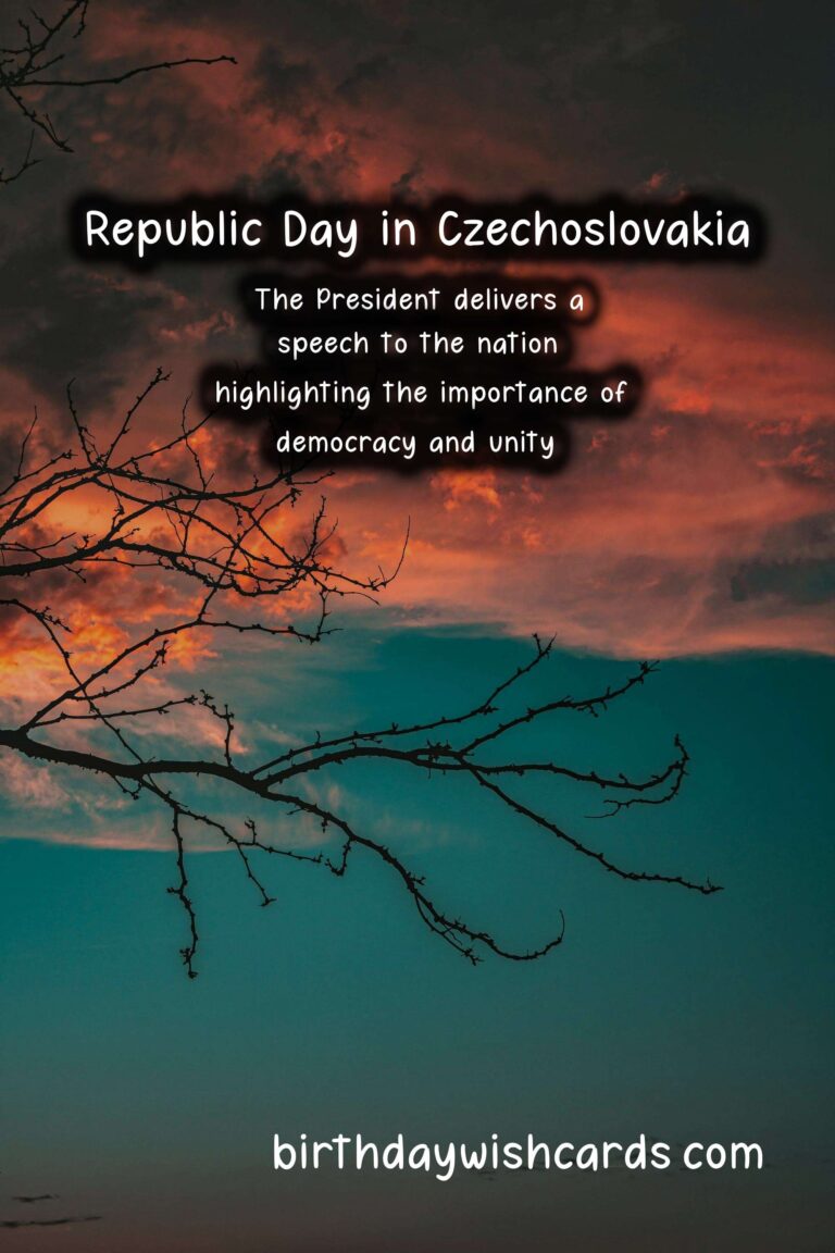Republic Day of November 11 : Celebrating the Creation of Czechoslovakia